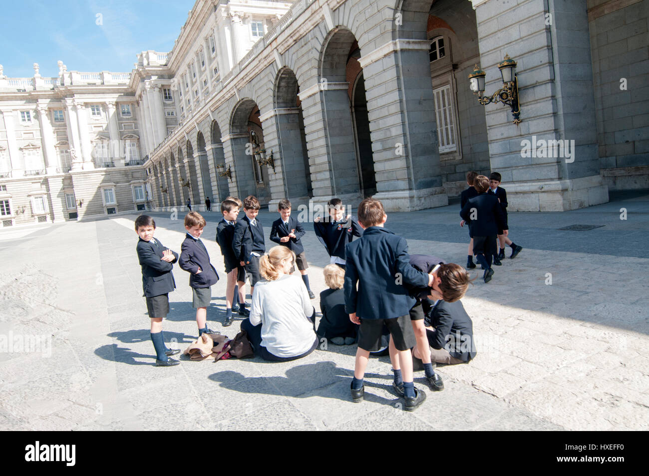 Spanish children school uniform hires stock photography and images Alamy