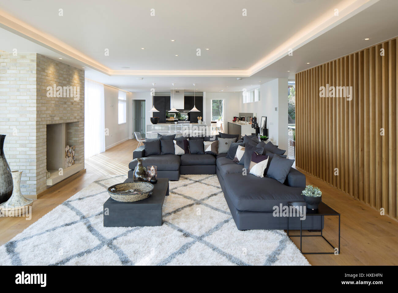 Interior view of main living space. Private Houses Withdean Road ...