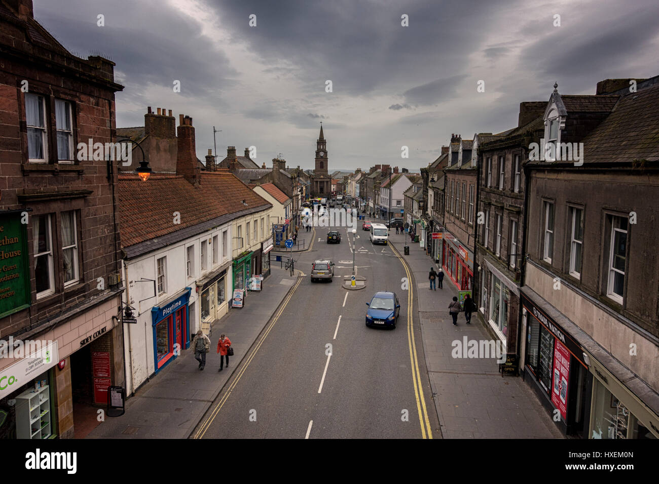 Berwick-upon-Tweed, Northumberland, the northernmost town in England Stock Photo