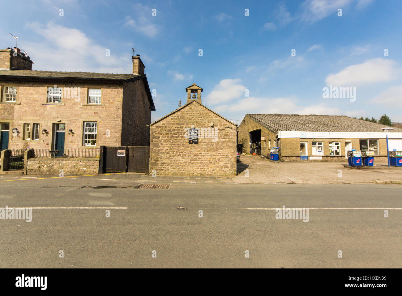 Dunsop Bridge the geographic centre of the UK Stock Photo Alamy