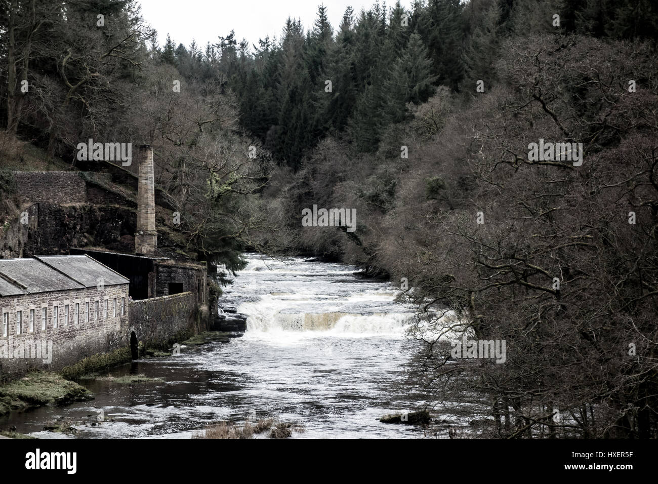 New Lanark Cotton Mills Stock Photo Alamy