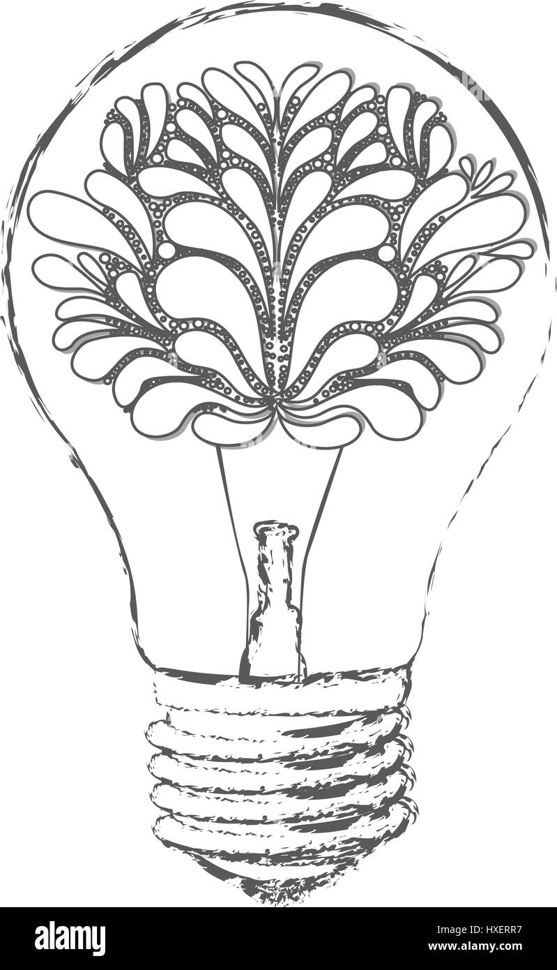 bulb with brain inside icon Stock Vector Image & Art - Alamy