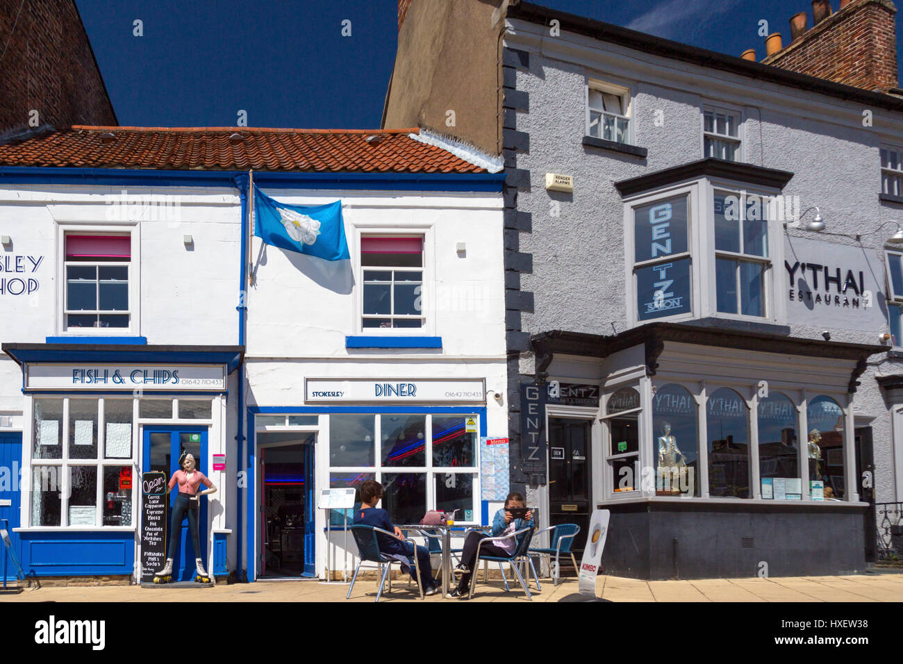 Stokesley market hires stock photography and images Alamy