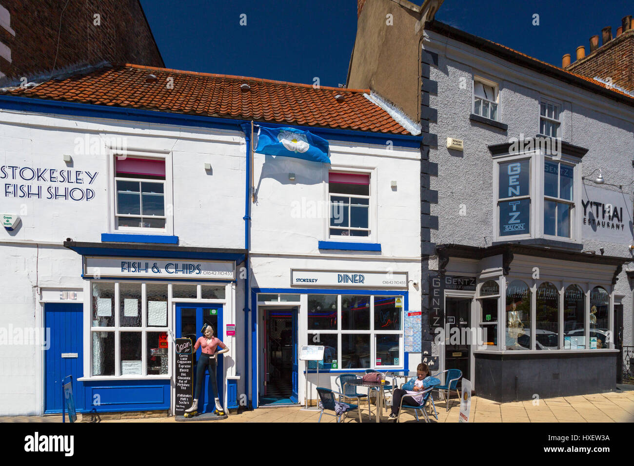 Stokesley High Street, North Yorkshire, England, UK Stock Photo Alamy