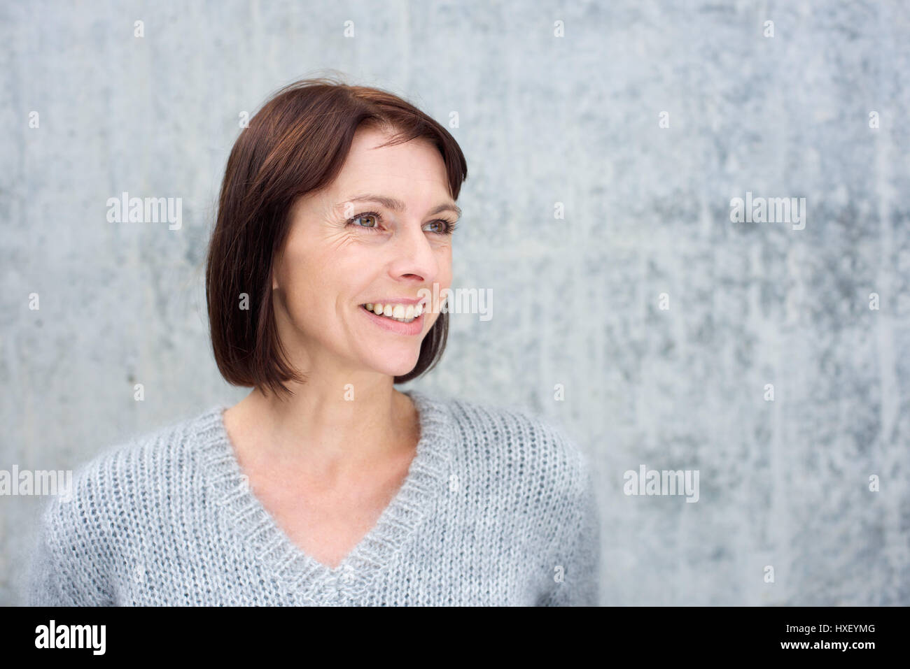 Smiling mature woman in hi-res stock photography and images - Alamy