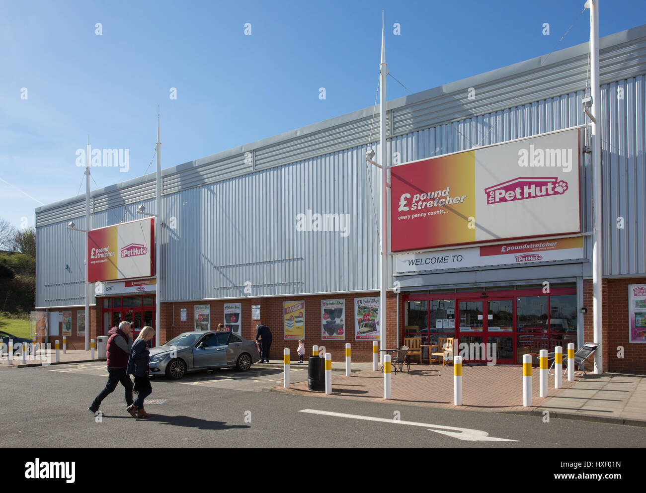 Poundstretcher, Pallion Retail Park, Sunderland Stock Photo Alamy