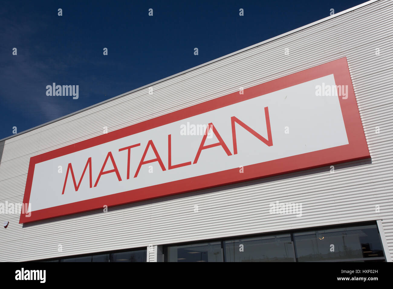 Matalan signage Stock Photo
