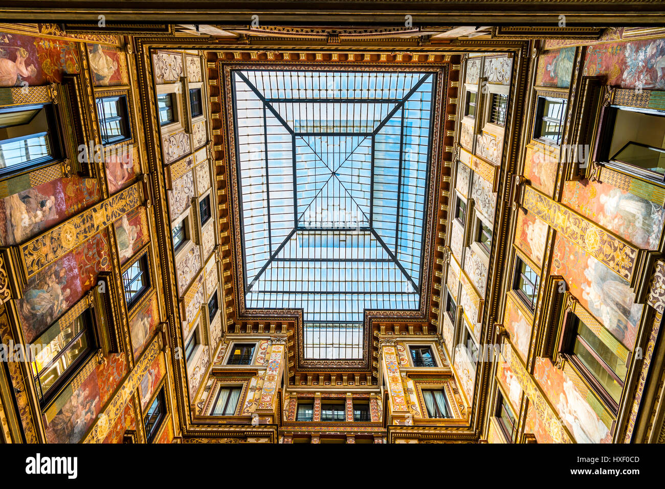 ornately-painted-and-decorated-courtyard-of-the-palazzo-sciarra
