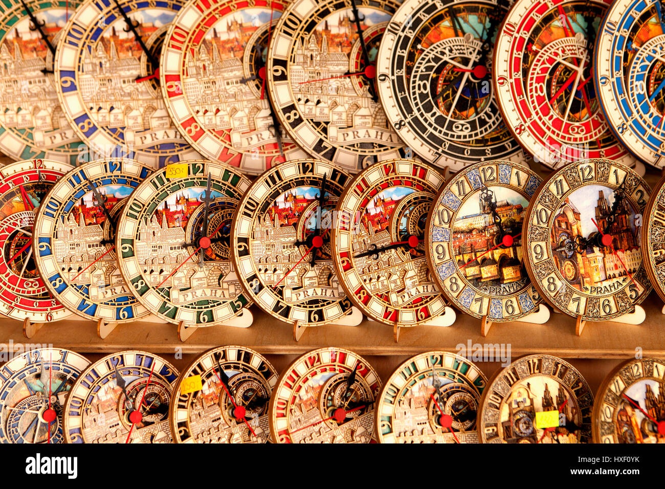 Clocks, Prague, Czech Stock Photo Alamy