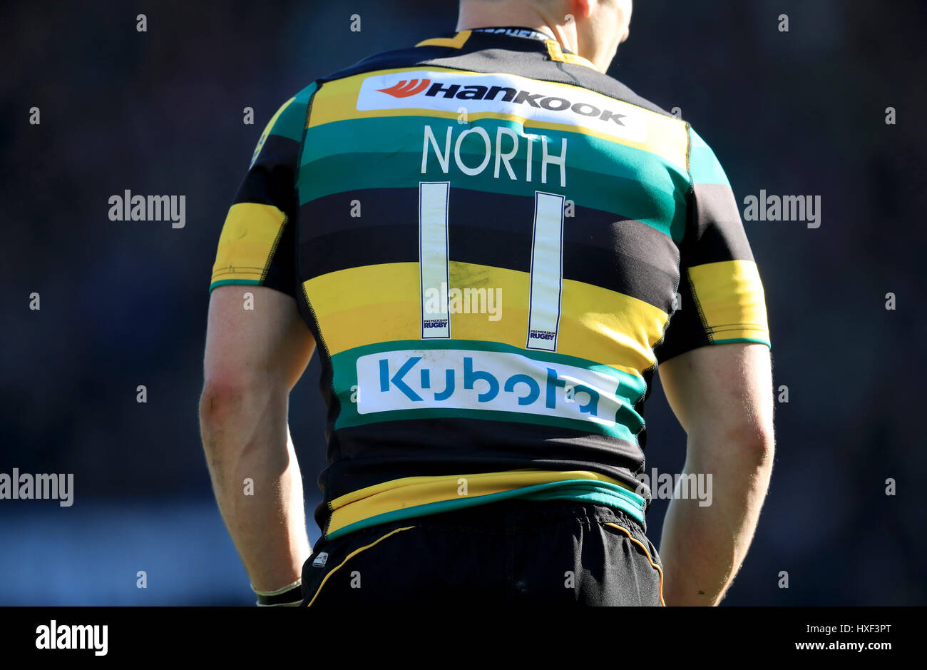George North, Northampton Saints Stock Photo - Alamy