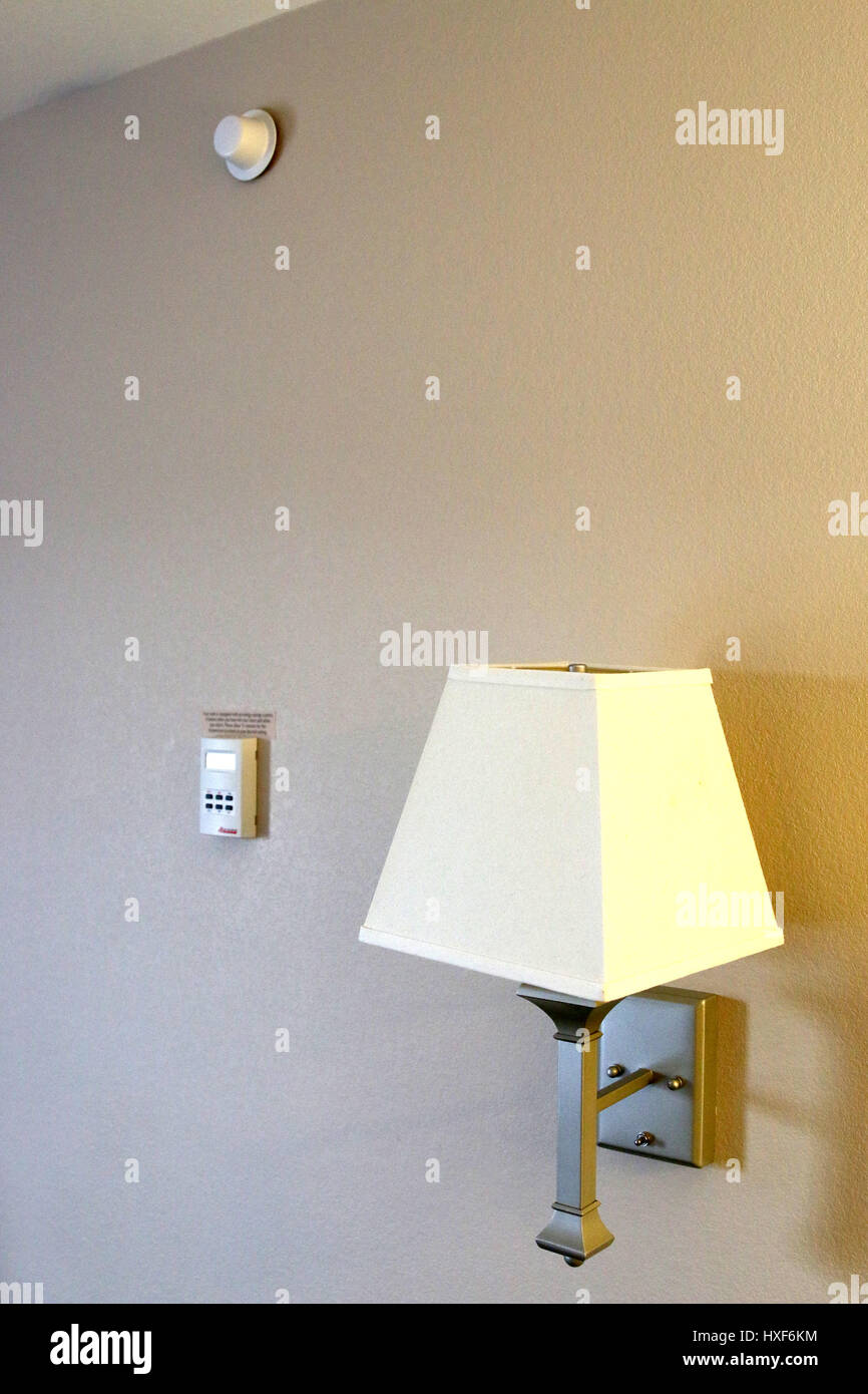 Fire Sprinkler cap in a hotel Stock Photo Alamy