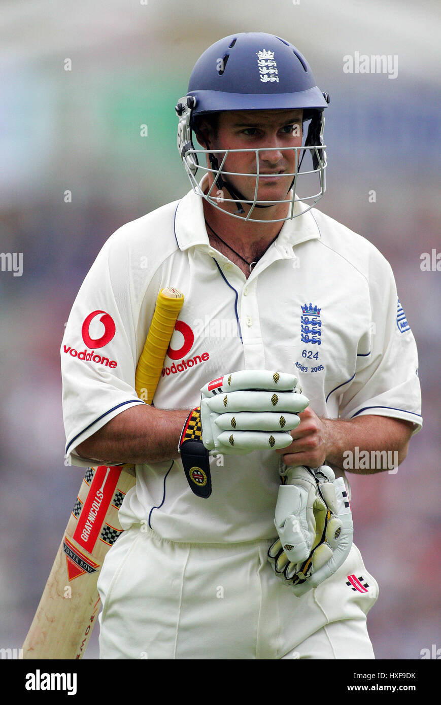 Andrew Strauss England Middlesex Ccc The Brit Oval London 11 September 2005 Stock Photo Alamy