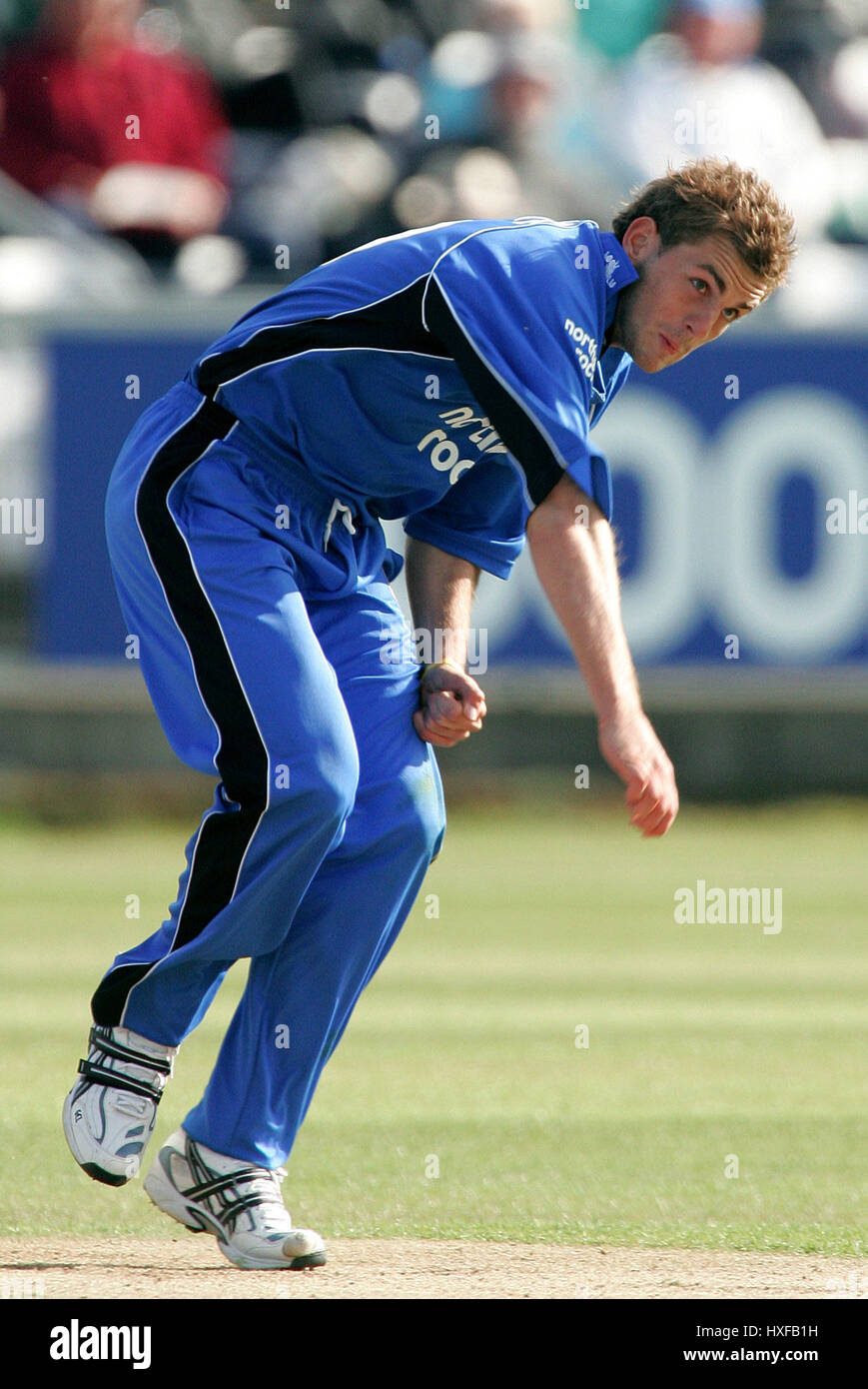 LIAM PLUNKETT DURHAM DYNAMOS THE RIVERSIDE CHESTER LE STREET CO DURHAM 15 May 2005 Stock Photo