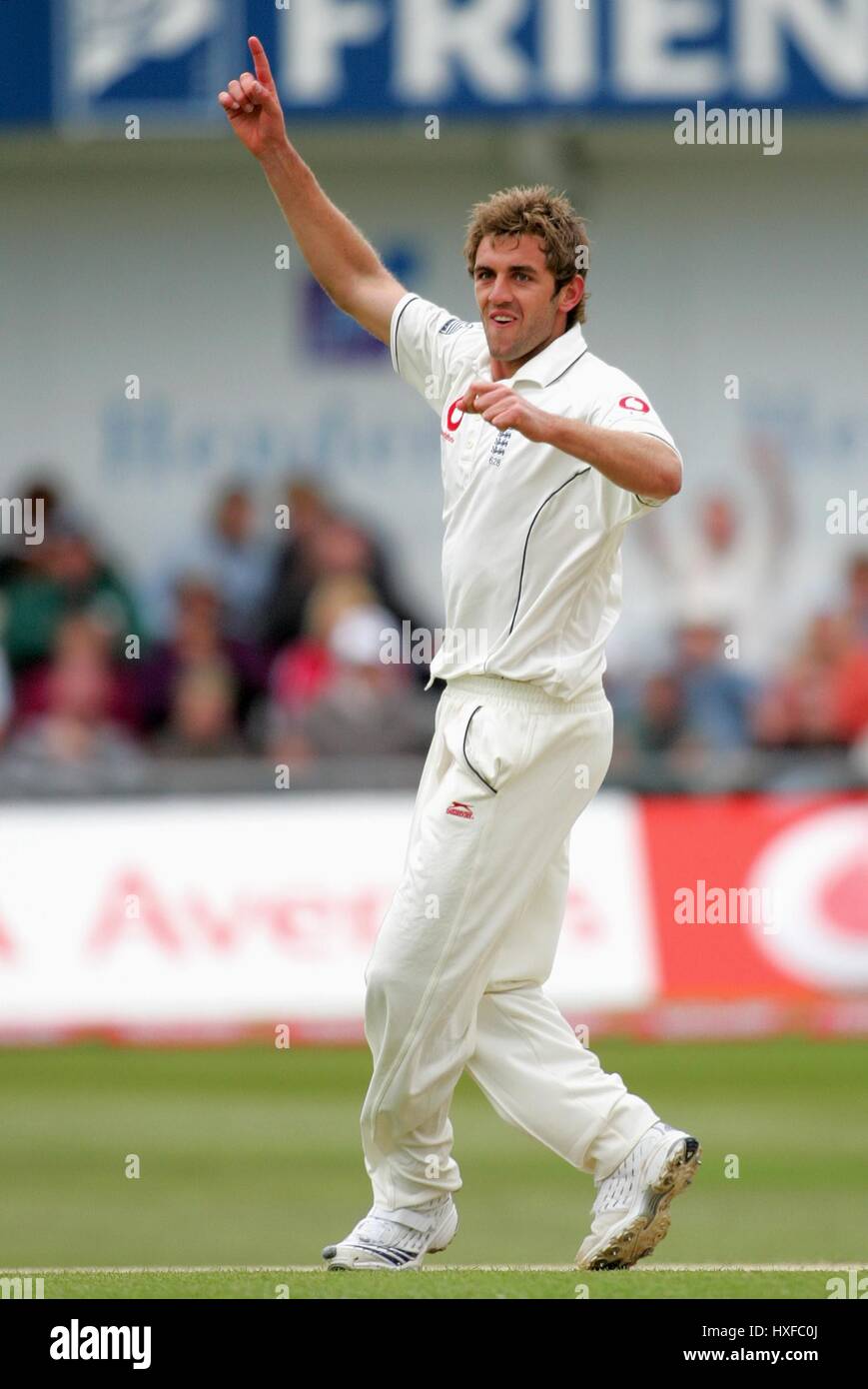 LIAM PLUNKETT ENGLAND & DURHAM CCC HEADINGLEY LEEDS ENGLAND 26 May 2007 Stock Photo