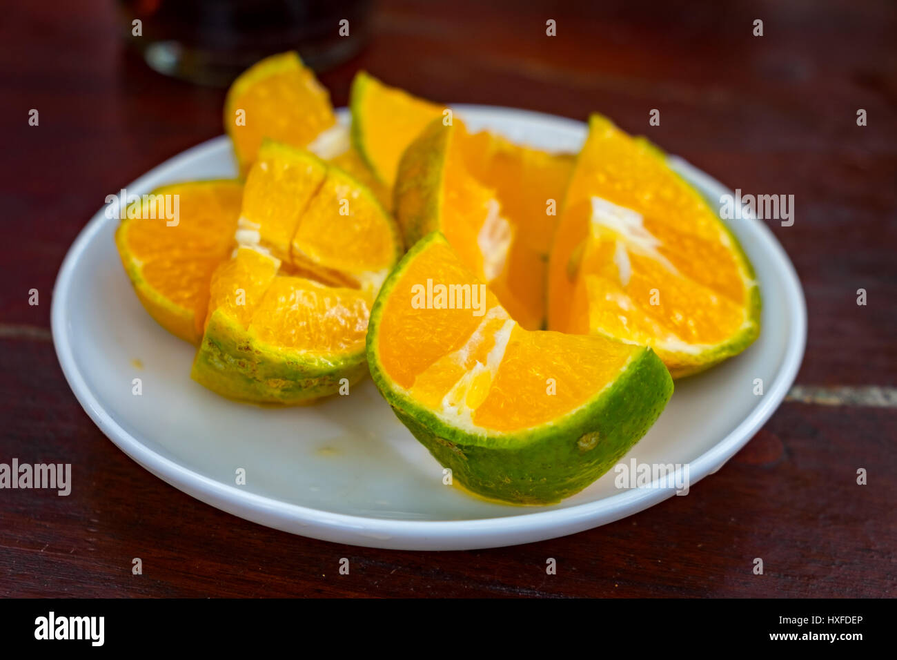 Orangefleshed limes, from Costa Rica Stock Photo Alamy