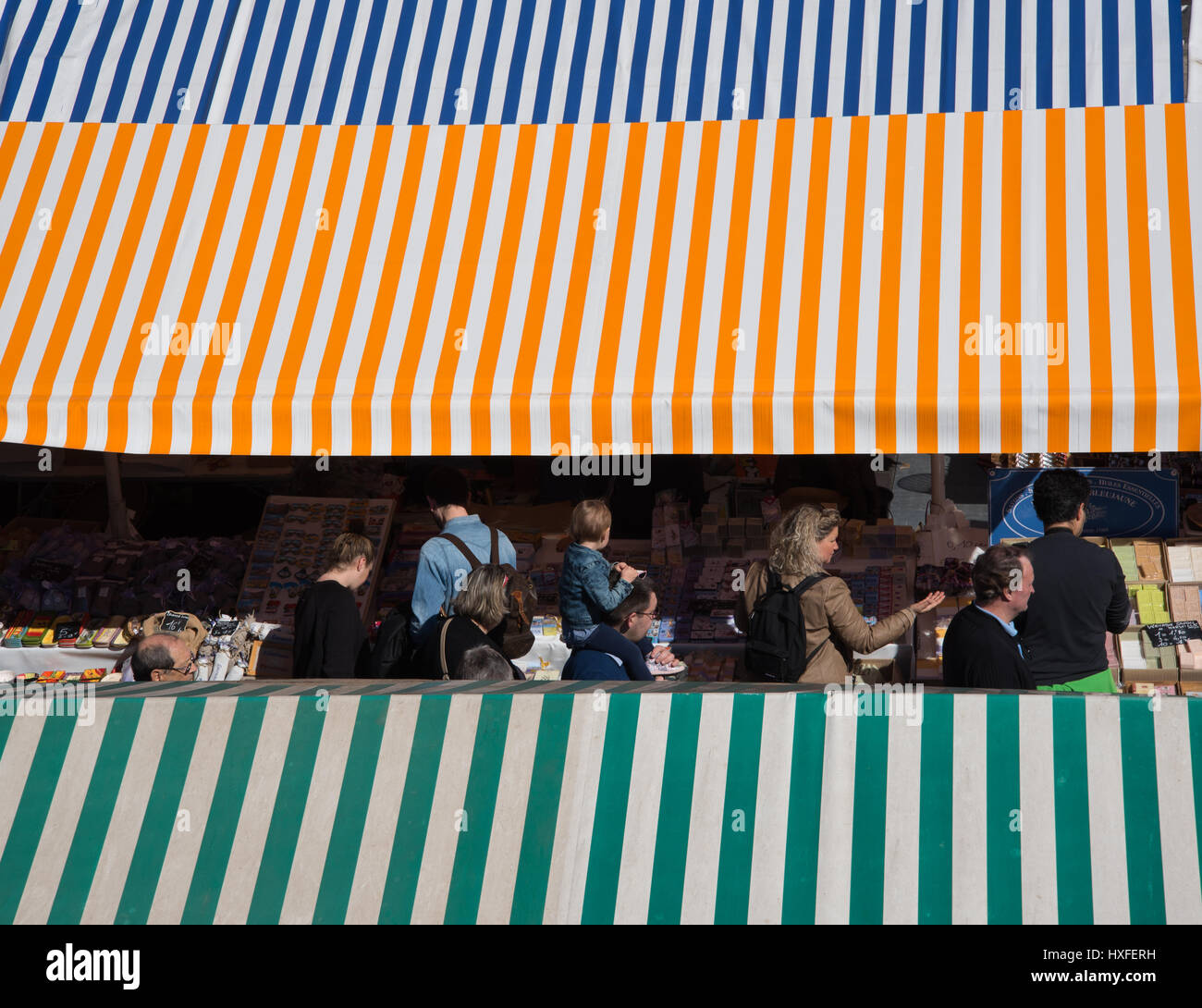 Market in old town of Nice, France Stock Photo