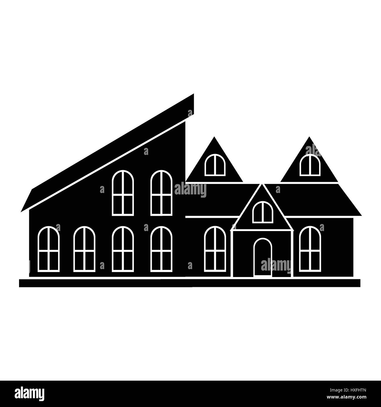 Cottage house icon, simple style Stock Vector Image & Art - Alamy