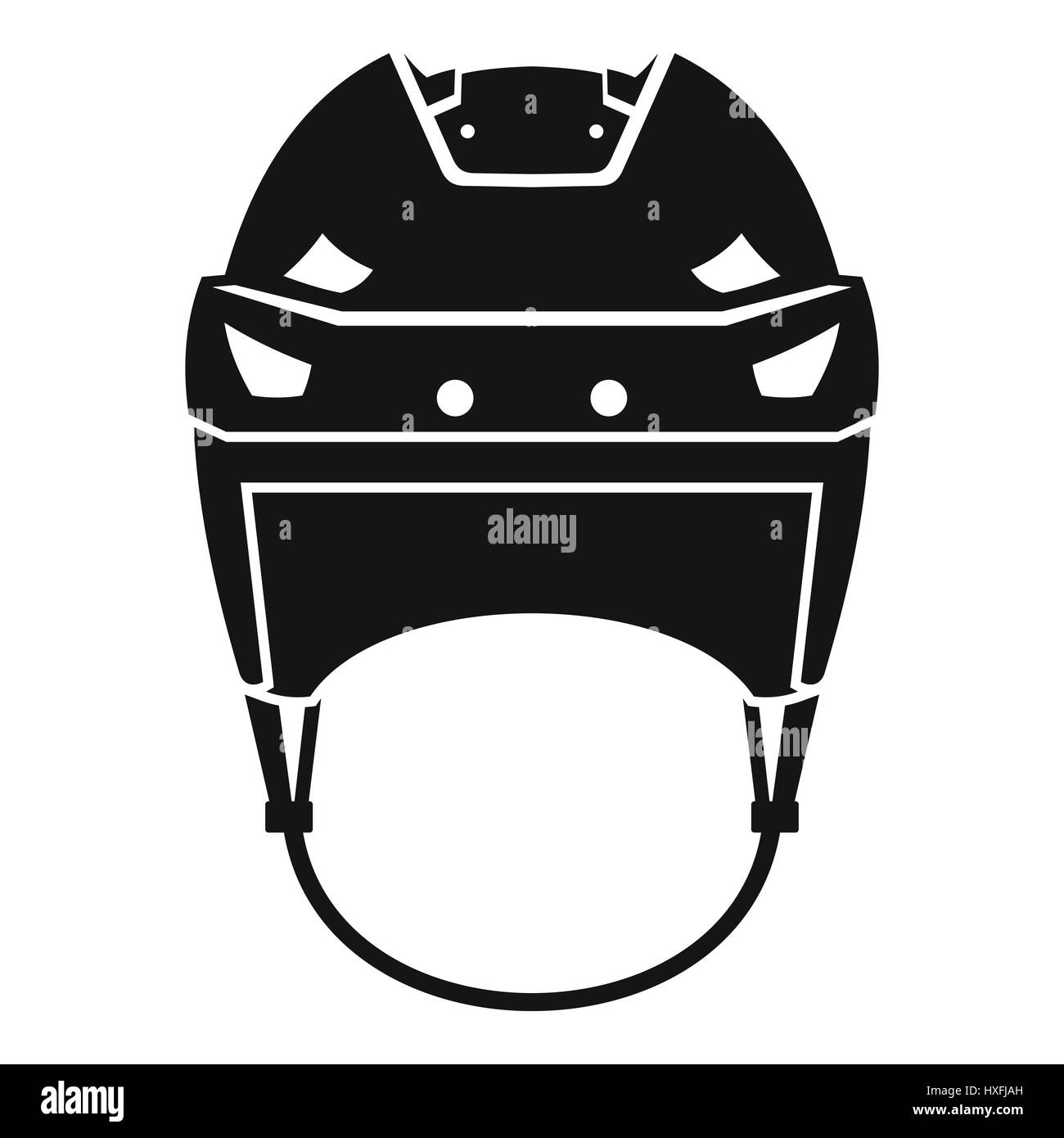 Hockey helmet icon, simple style Stock Vector Image & Art - Alamy