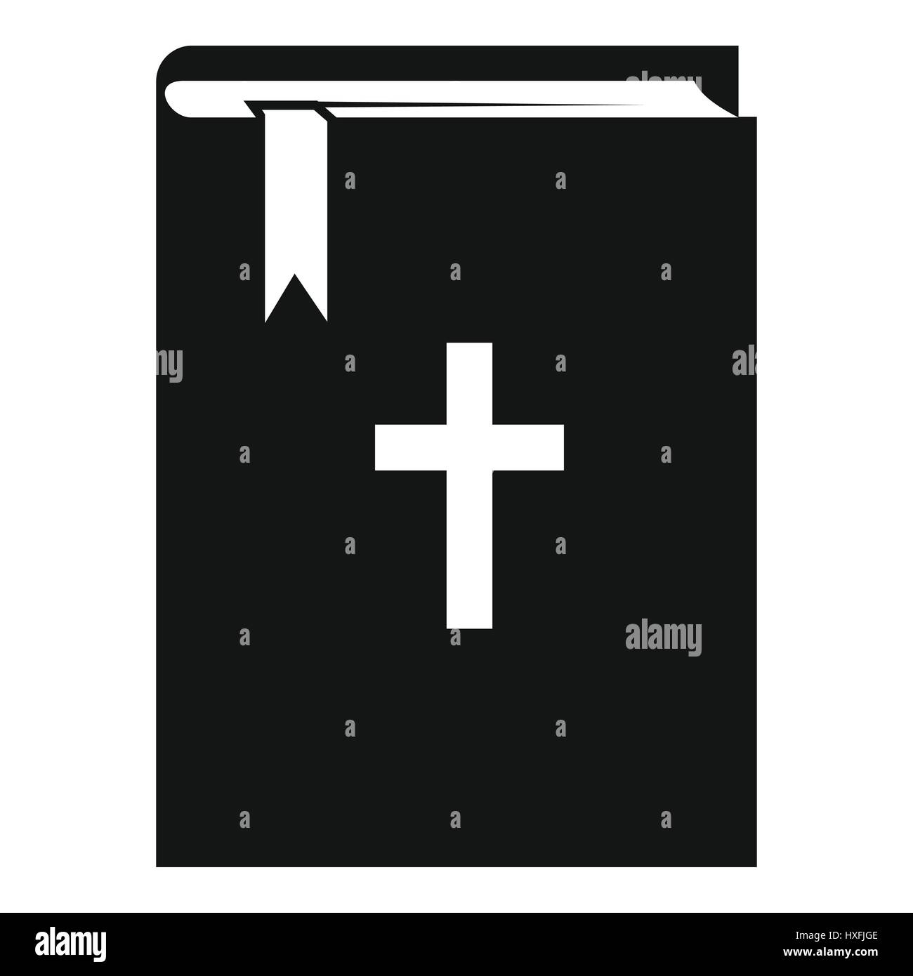 Bible icon, simple style Stock Vector Image & Art - Alamy
