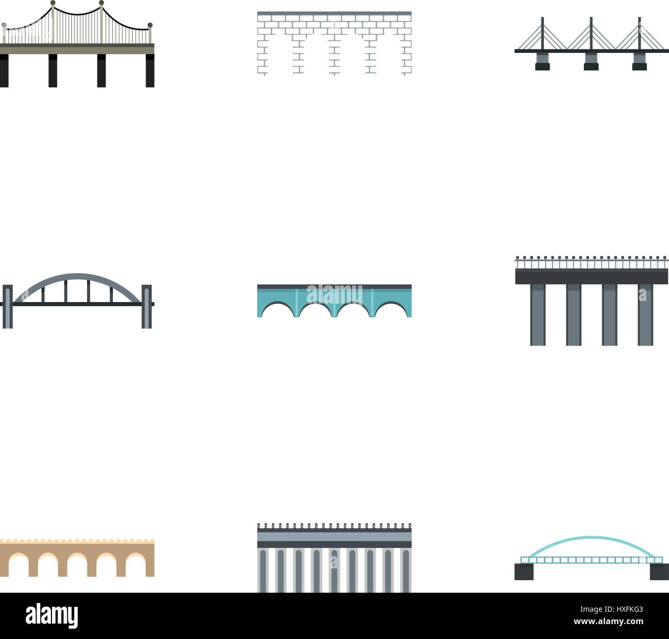 Types of bridges illustration hi-res stock photography and images - Alamy