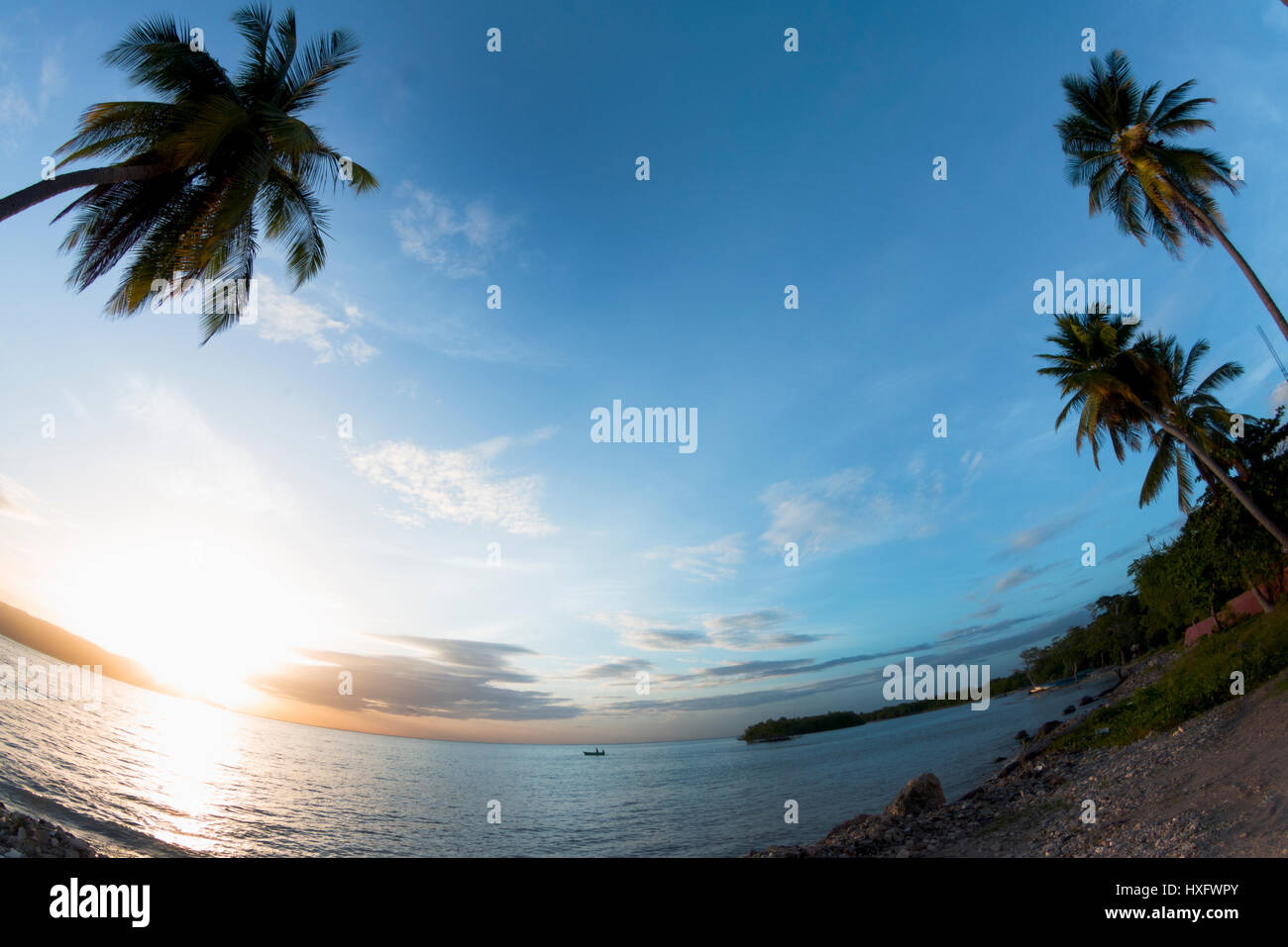 Caribbean beautiful fish eye lens hi-res stock photography and images ...
