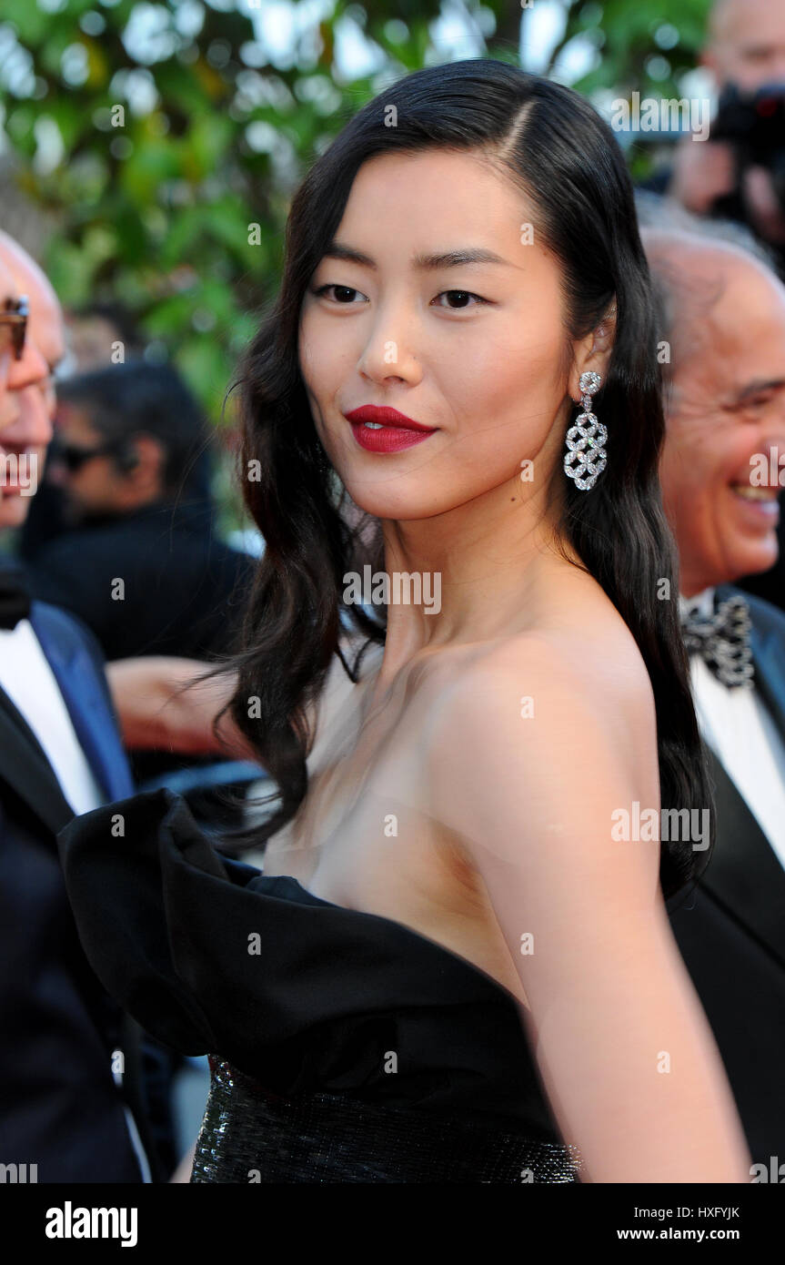 Liu Wen attends the 67th Cannes Film Festival Stock Photo