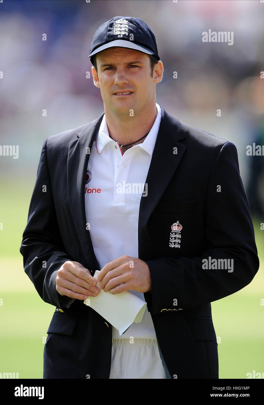 ANDREW STRUSS ENGLAND CAPTAIN CARDIFF SWALEC STADIUM SOPHIA GARDENS ...