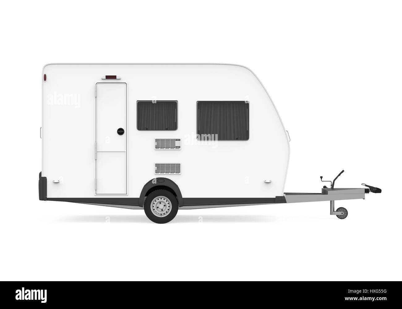 travel-trailer-isolated-stock-photo-alamy