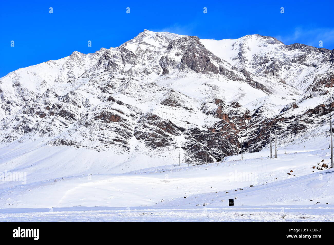 Barf Anbar, Fereydunshahr ski resort, Esfahan, Iran in the spring time ...