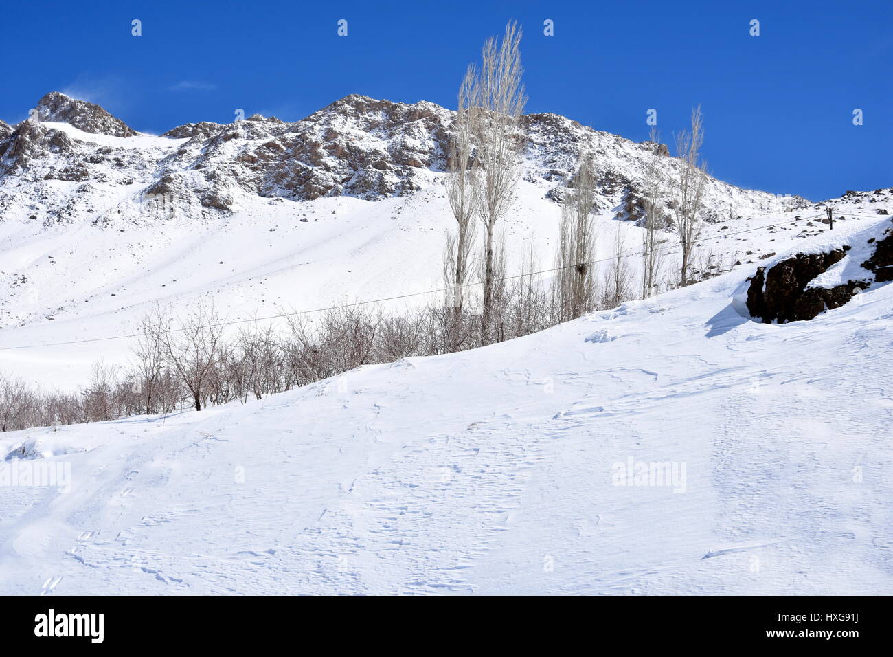 Barf Anbar, Fereydunshahr ski resort, Esfahan, Iran in the spring time ...