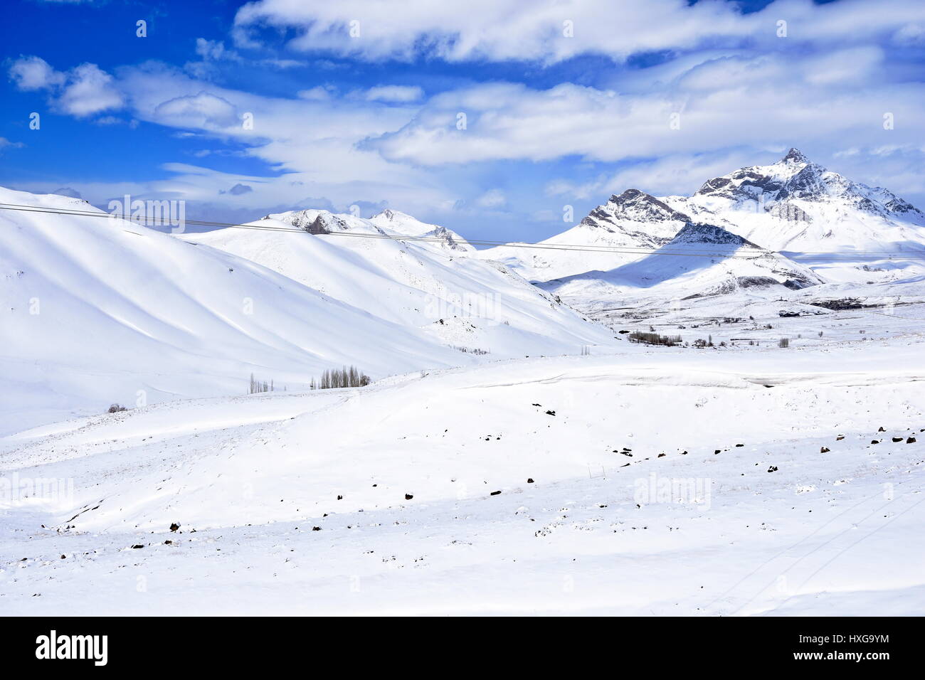 Barf Anbar, Fereydunshahr ski resort, Esfahan, Iran in the spring time ...