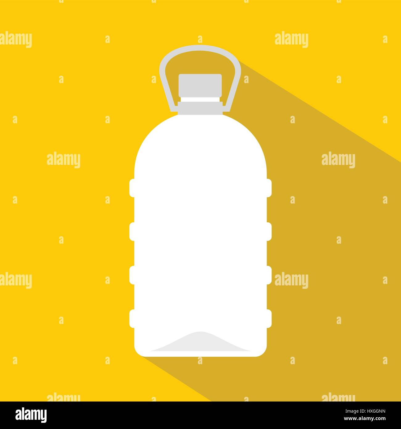 Big bottle icon, flat style Stock Vector Image & Art - Alamy