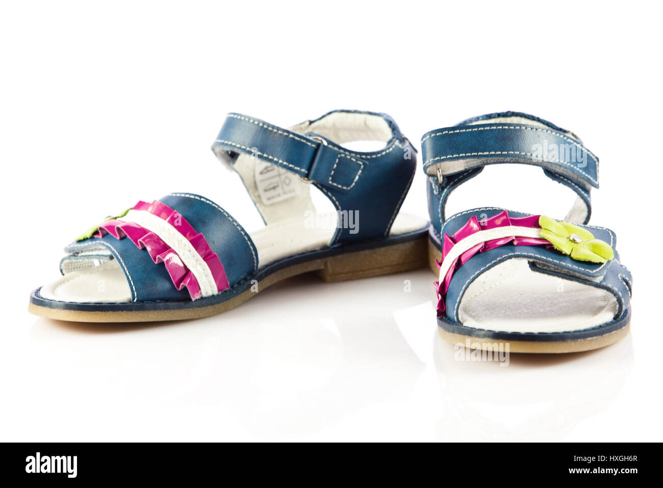 children shoes isolated on white background Stock Photo - Alamy