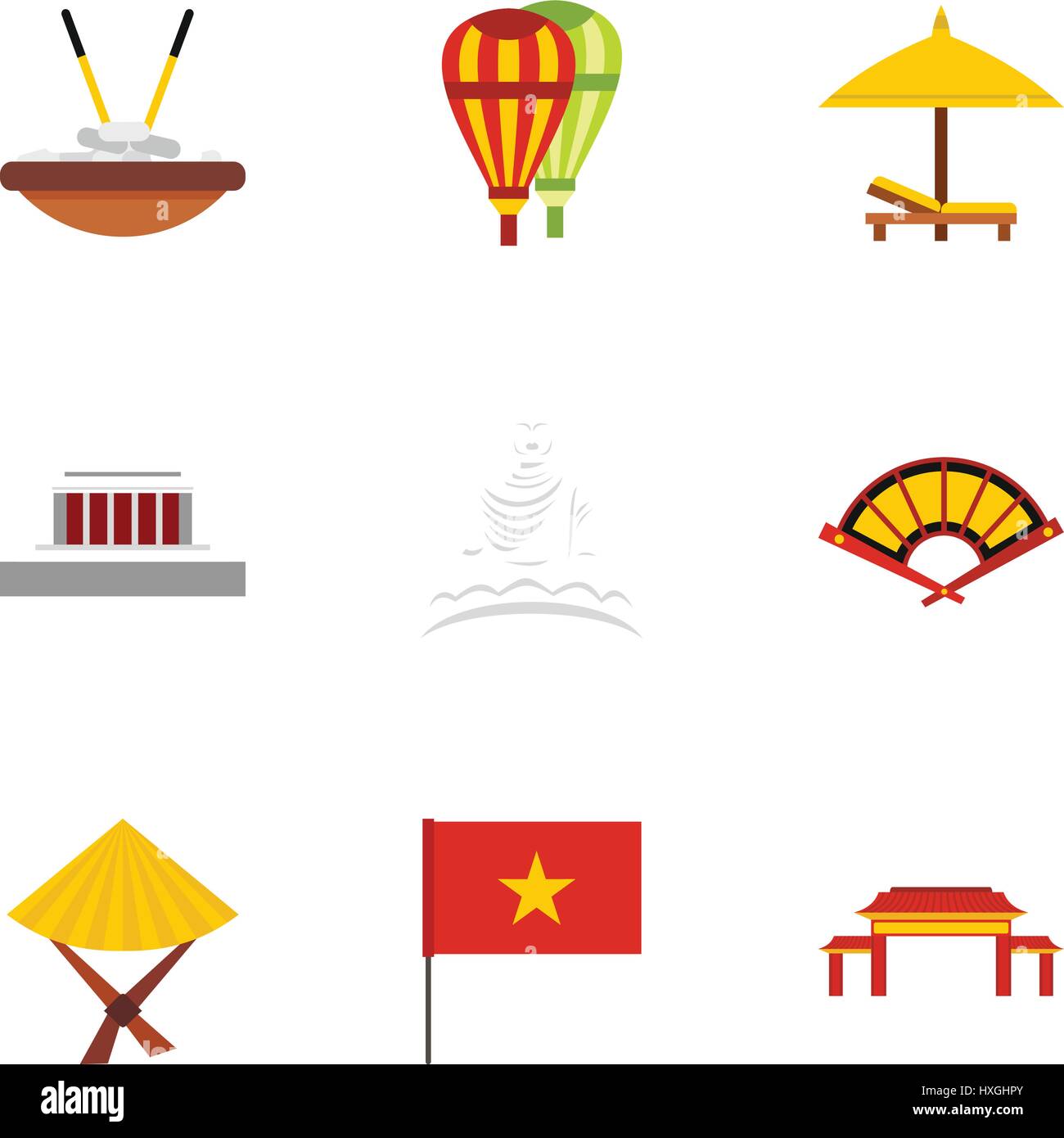 Vietnam state building Stock Vector Images - Alamy