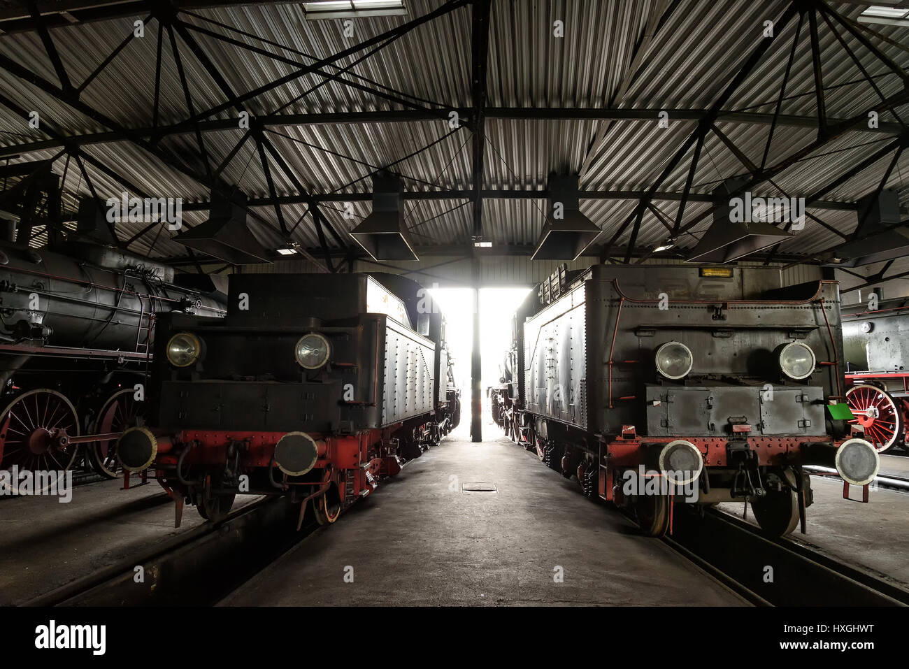Prussian steam locomotive hi-res stock photography and images - Alamy