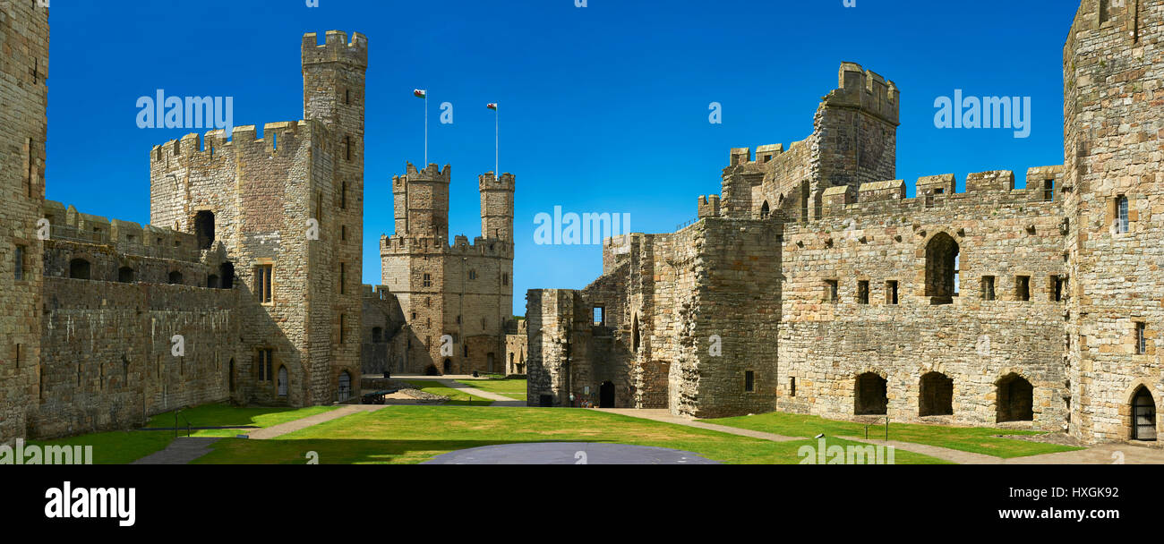 Carnarvon Castle High Resolution Stock Photography and Images Alamy