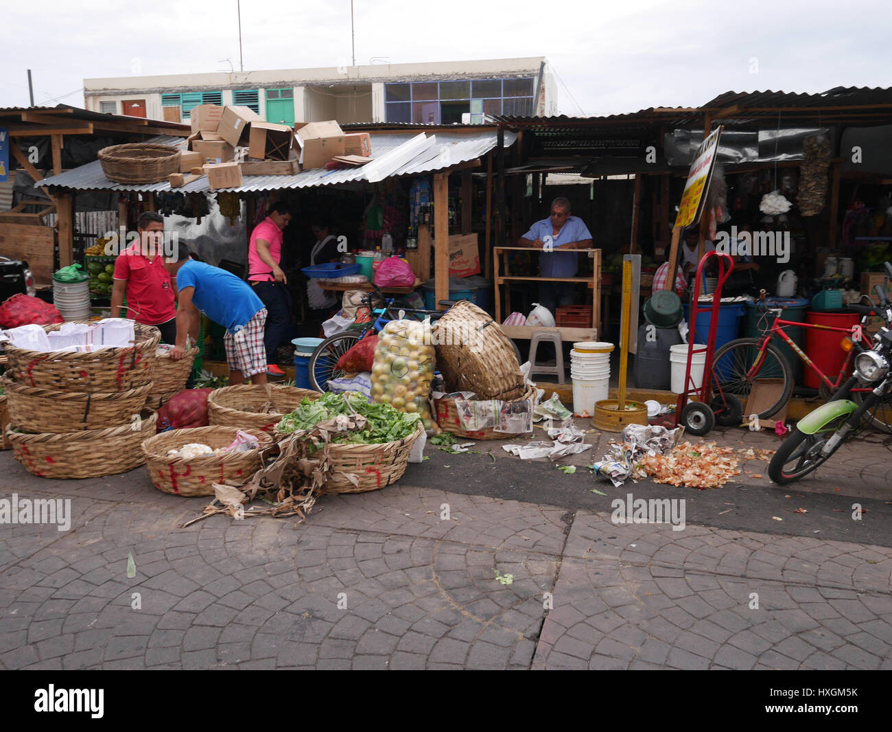 Market place on the streets of Nicaragua, colorful culture Stock Photo Alamy