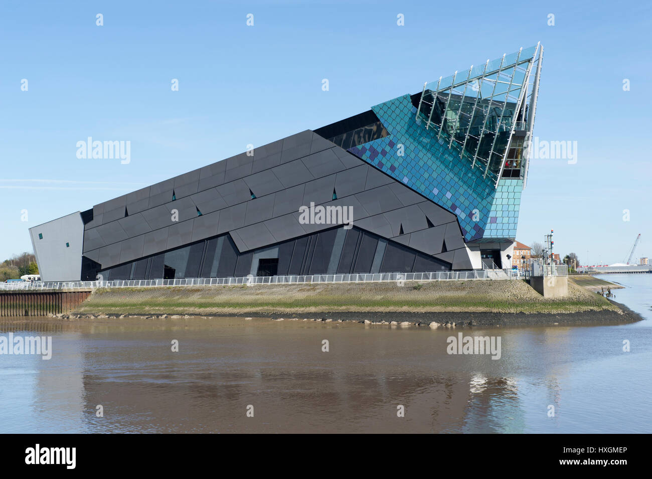 The Deep Aquarium on the Humber Estuary in Kingston Upon Hull, UK City