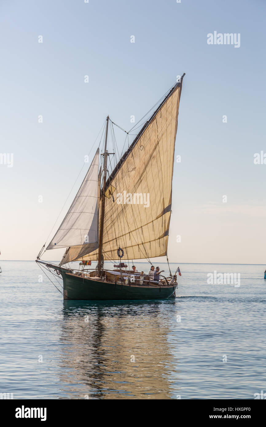 France french classic sailing boat hires stock photography and images
