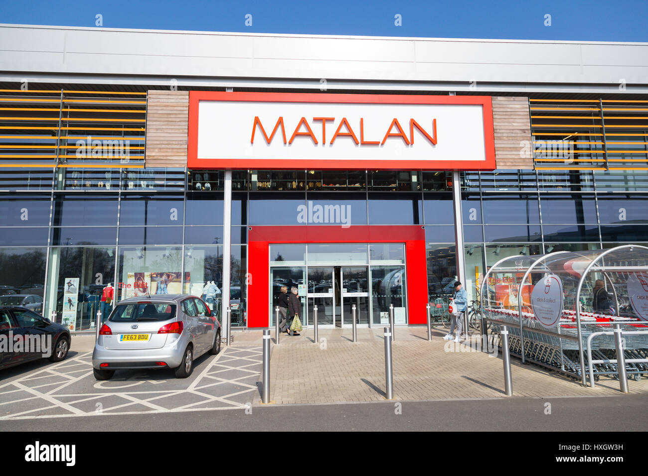 Matalan store, Biggleswade, Bedfordshire, UK, A1 Retail Park Stock