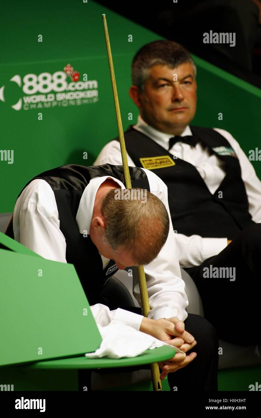 Steve Davis John Parrott Com World Snooker The Crucible Theatre