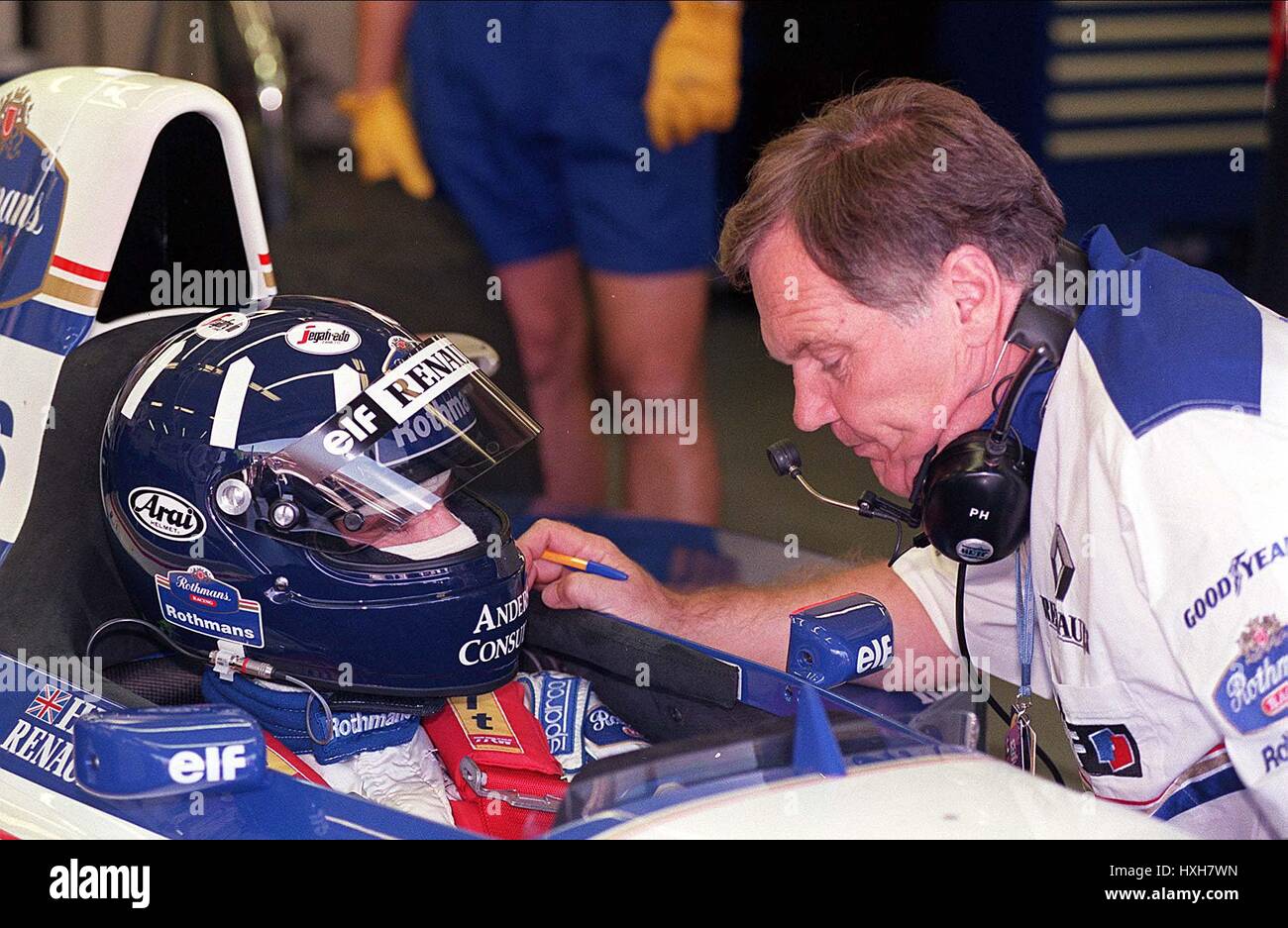 DAMON HILL PATRICK HEAD FORMULA 1 GP HUNGARIAN FORMULA 1 GP HUNGARIAN