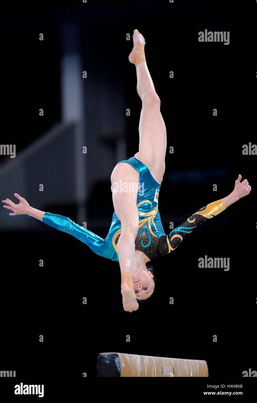 GEORGIA ROSE BROWN GYMNASTIC'S GYMNASTIC'S THE SSE HYDRO GLASGOW SCOTLAND 29 July 2014 Stock Photo