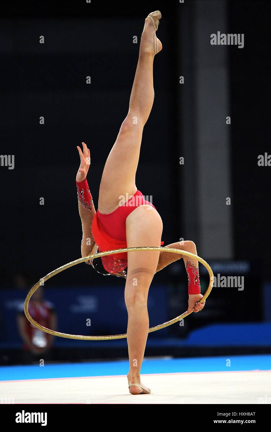 STEPHANI SHERLOCK RHYTHMIC GYMNASTICS RHYTHMIC GYMNASTICS SECC HYDRO GLASGOW SCOTLAND 25 July 2014 Stock Photo