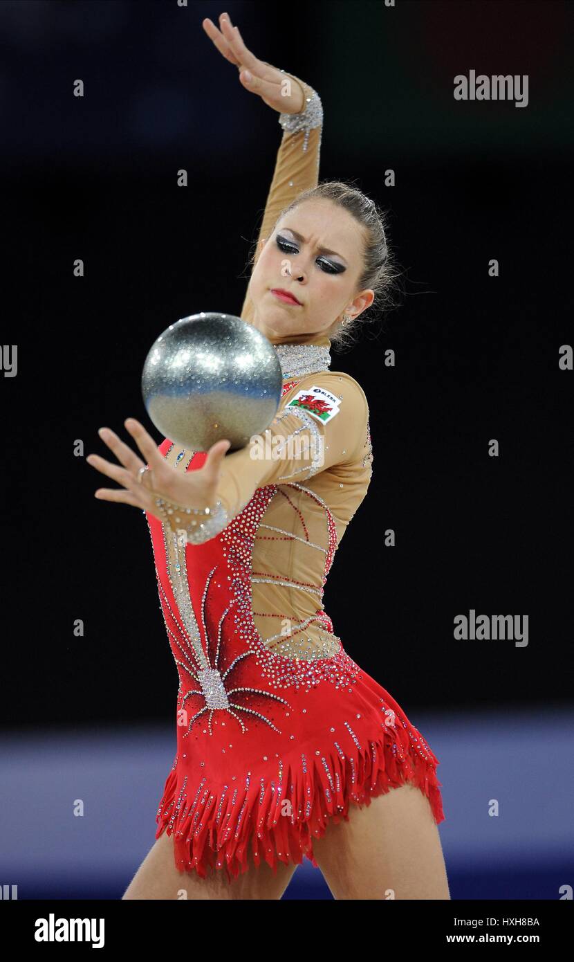 FRANCESCA JONES RHYTHMIC GYMNASTICS RHYTHMIC GYMNASTICS SECC HYDRO GLASGOW SCOTLAND 25 July 2014 Stock Photo