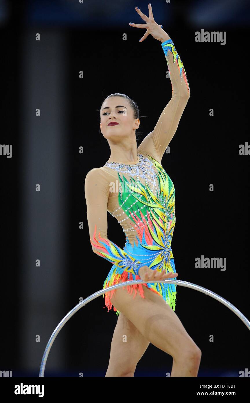 DANIELLE PRINCE RHYTHMIC GYMNASTICS RHYTHMIC GYMNASTICS SECC HYDRO GLASGOW SCOTLAND 25 July 2014 Stock Photo