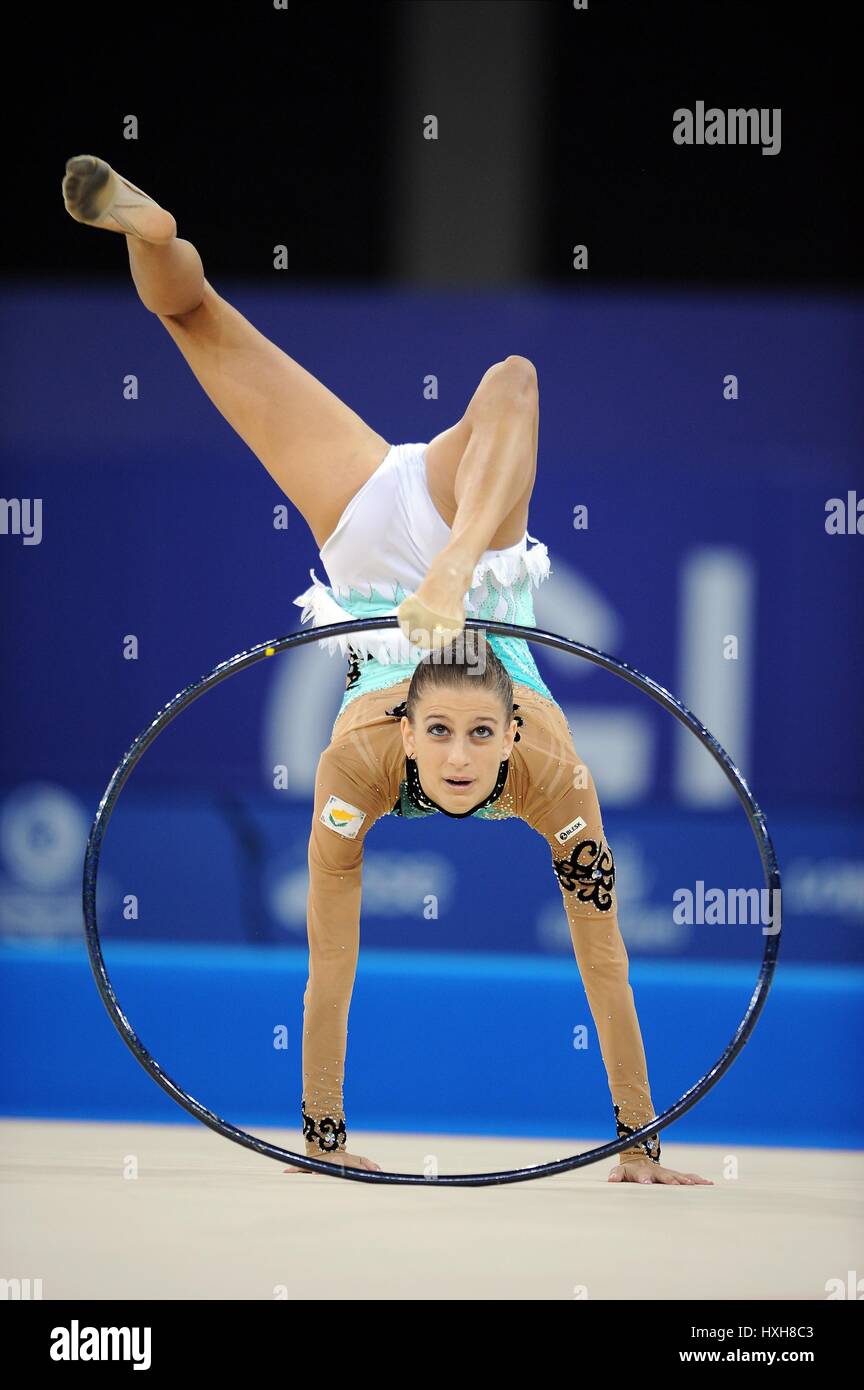 PANTELITSA THEODOULOU RHYTHMIC GYMNASTICS RHYTHMIC GYMNASTICS SECC HYDRO GLASGOW SCOTLAND 25 July 2014 Stock Photo