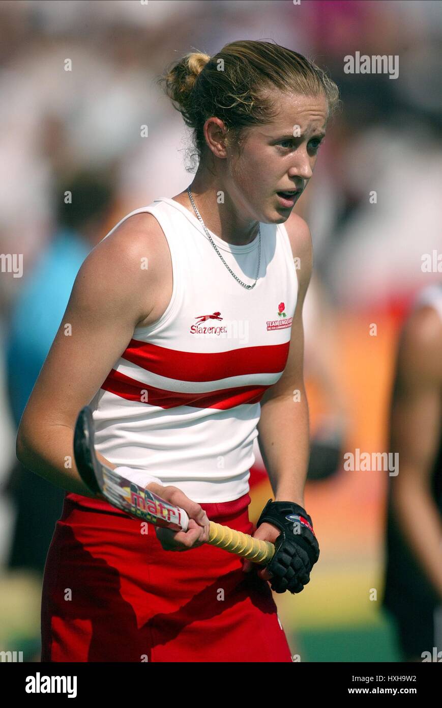 JO ELLIS HOCKEY MANCHESTER 29 July 2002 Stock Photo - Alamy