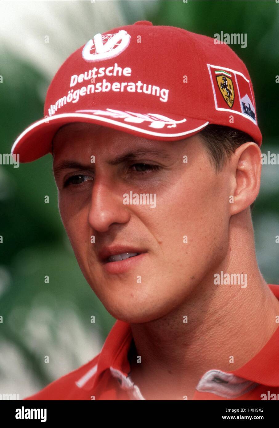 MICHAEL SCHUMACHER FERRARI RACING DRIVER 19 May 2002 Stock Photo - Alamy
