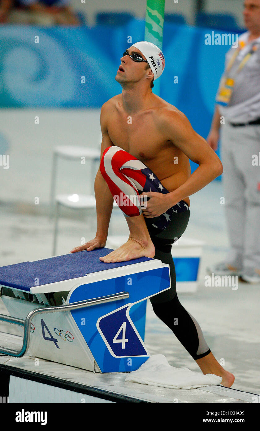 MICHAEL PHELPS MENS 200M BUTTERFLY OLYMPIC STADIUM BEIJING CHINA 11
